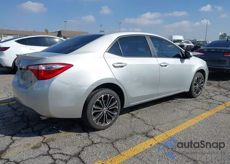 2014 Toyota Corolla S Plus z USA, uszkodzony, nr VIN 5YFBURHE2EP032625